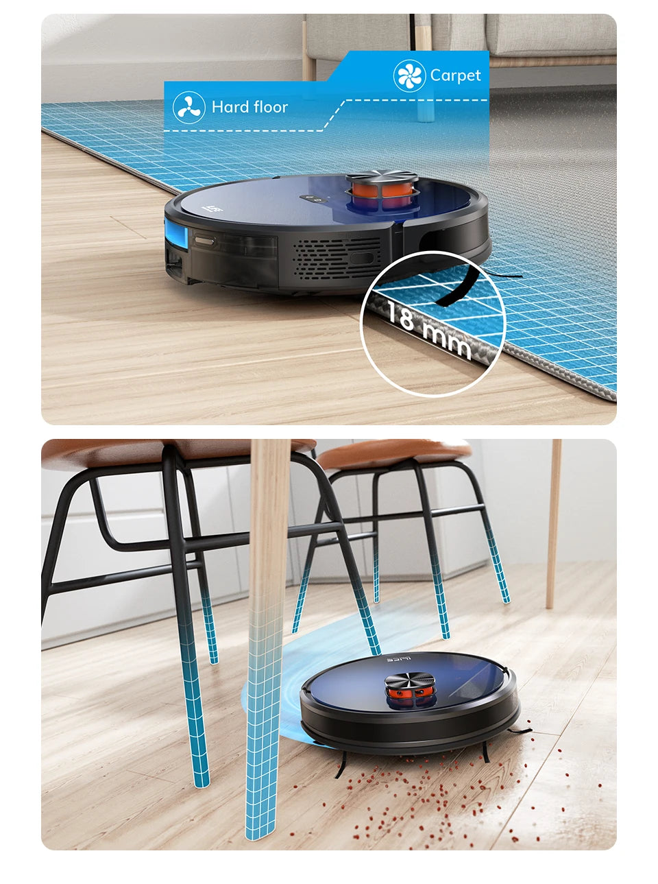 ILIFET10s SmartClean Vacuum & Mop Combo – Effortless Cleaning, Every Time!